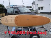 2018 EARTH SUP THE PASS 10\'6×30\" 155L ￥242、000-(￥220、000+TAX) SURFロングボード/オールラウンド 中古品美品（デッキ多少浮きアリ。）　値段ASK！